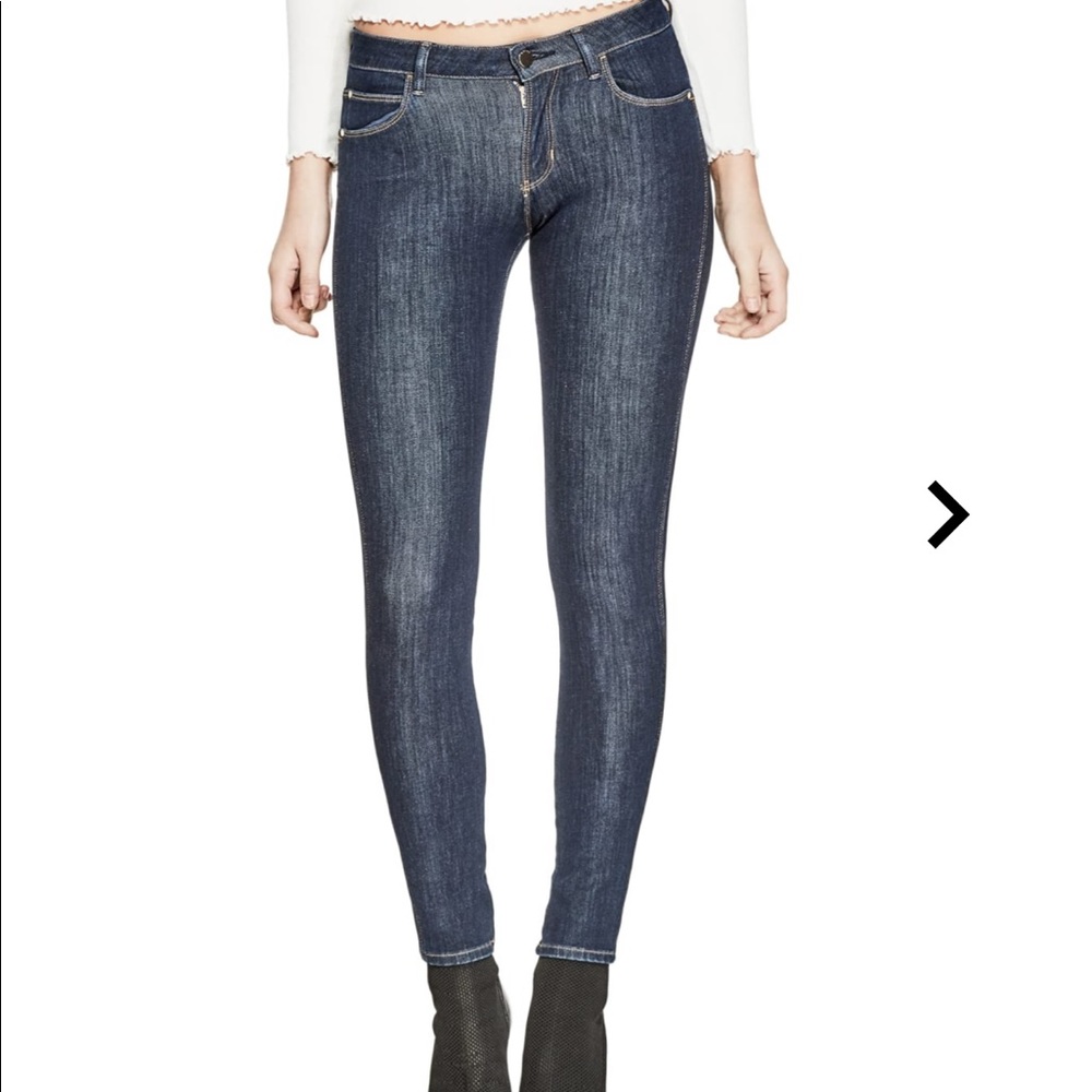 Guess Mid Rise Skinny Jeans